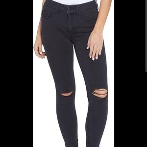 Seven7 Women's Misses High Rise Tummyless Skinny Jean mom jean